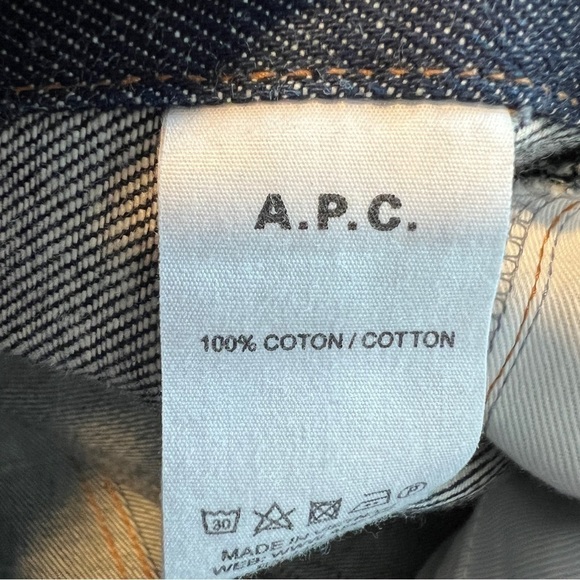 APC Petit Standard Dark Wash Selvedge Jeans - Picture 6 of 7